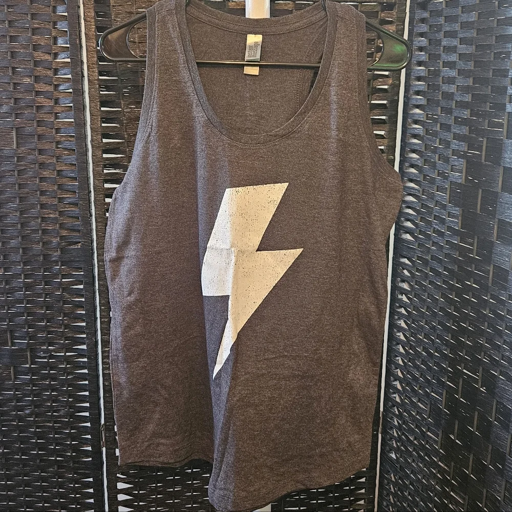 Instant Message Lightning Bolt Tank Top - Picture 1 of 3